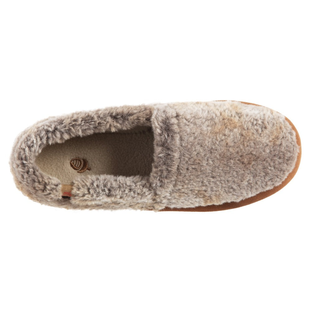 Damen klassische Mokassin Slipper