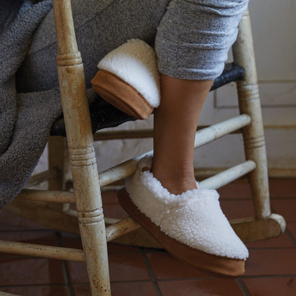 Damen klassische Mokassin Slipper