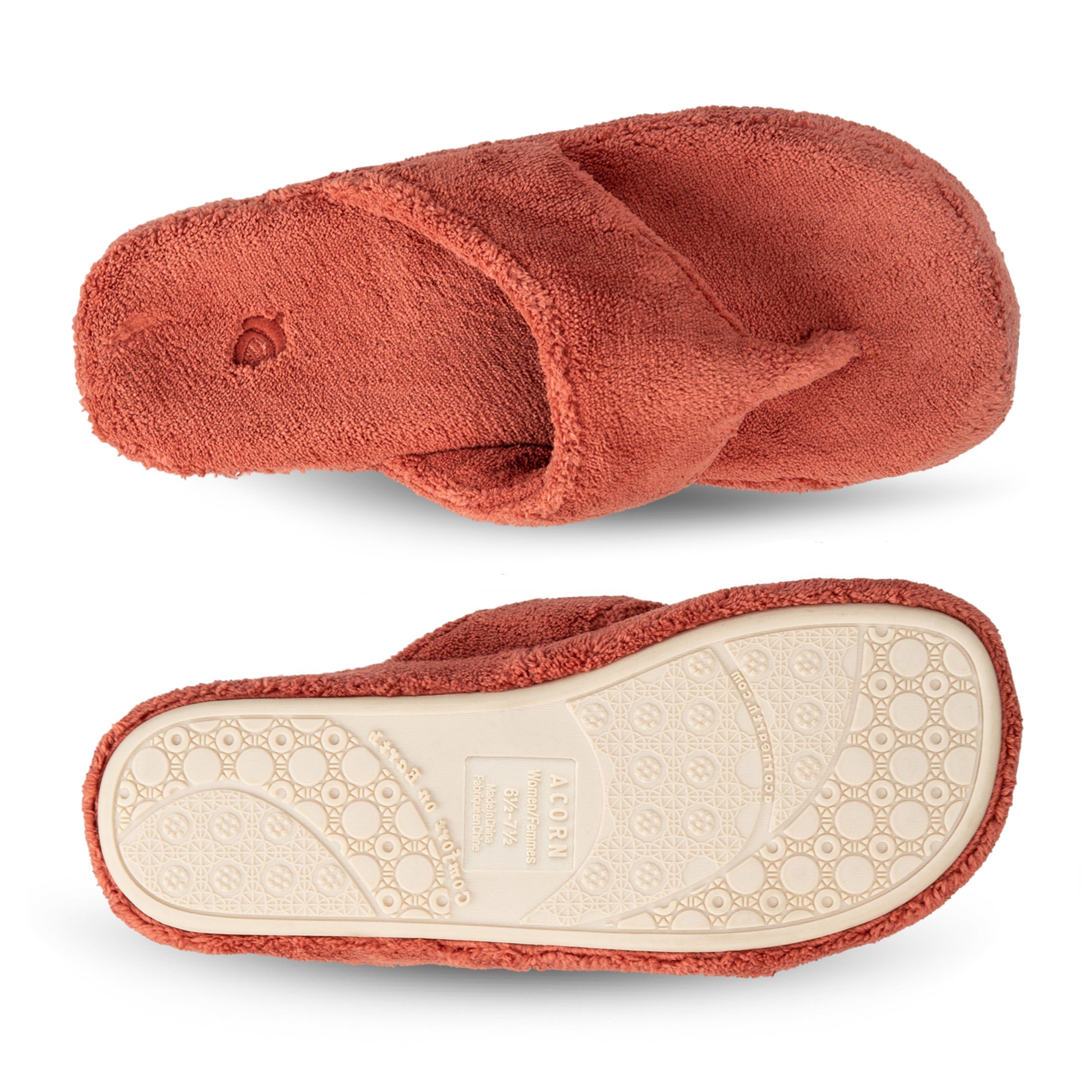 Damen Spa Flip Flop Slippers