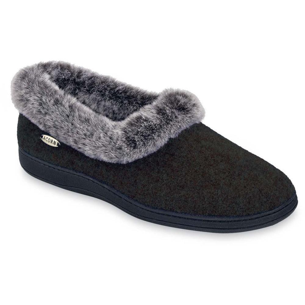 Frauen-Faux-Pelz Chinchilla Collar Slipper
