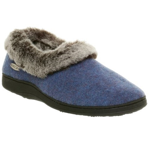 Frauen-Faux-Pelz Chinchilla Collar Slipper