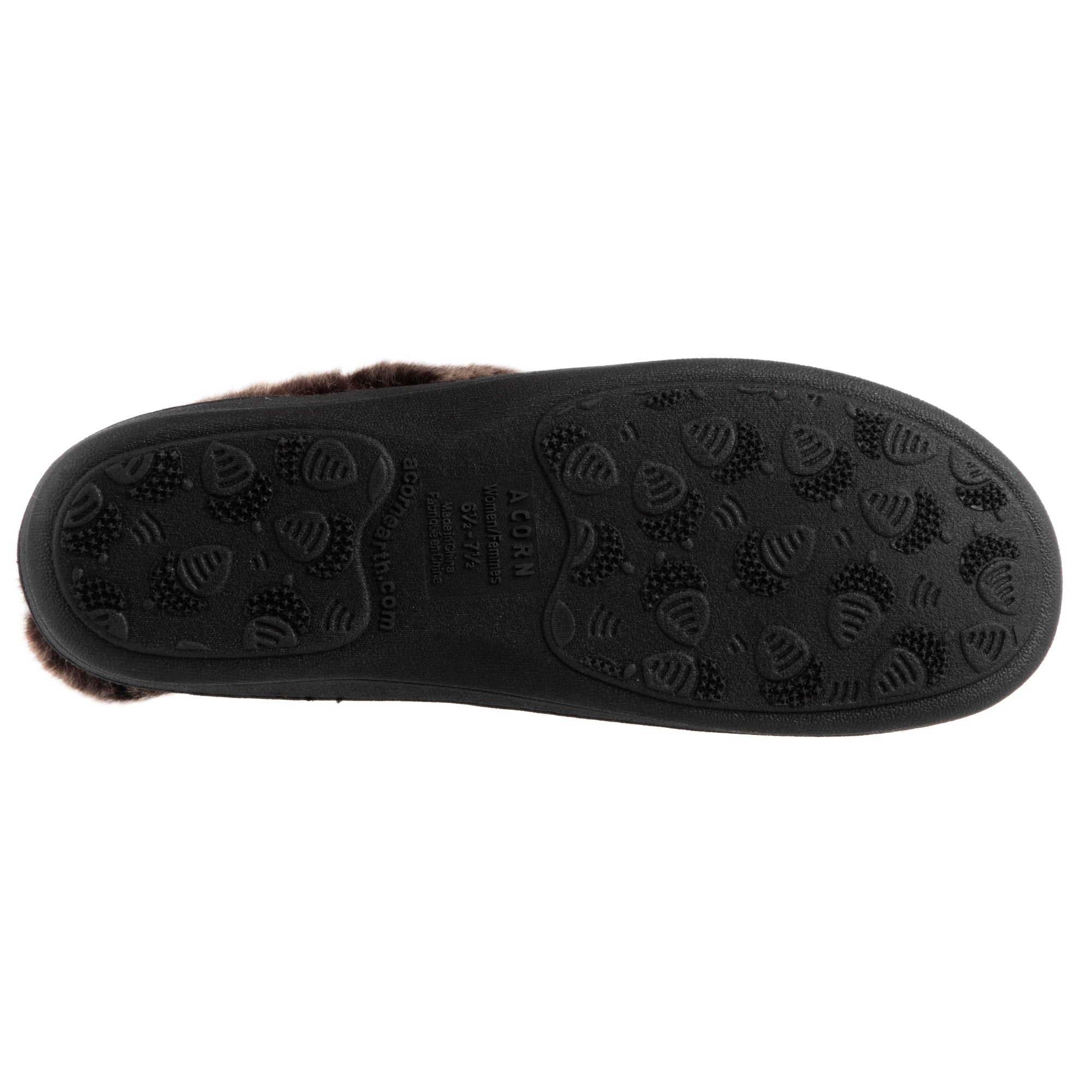 Frauen-Faux-Pelz Chinchilla Collar Slipper