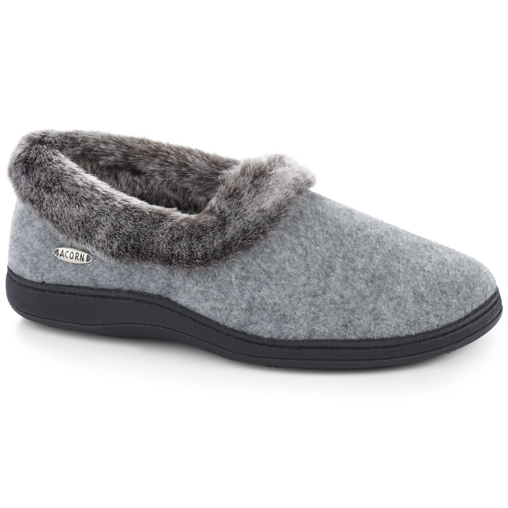 Frauen-Faux-Pelz Chinchilla Collar Slipper