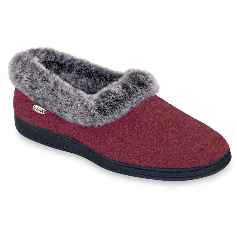 Frauen-Faux-Pelz Chinchilla Collar Slipper