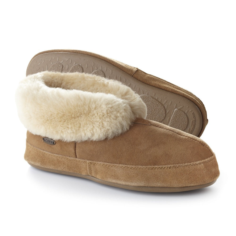 Herren Shearling Boot Slipper
