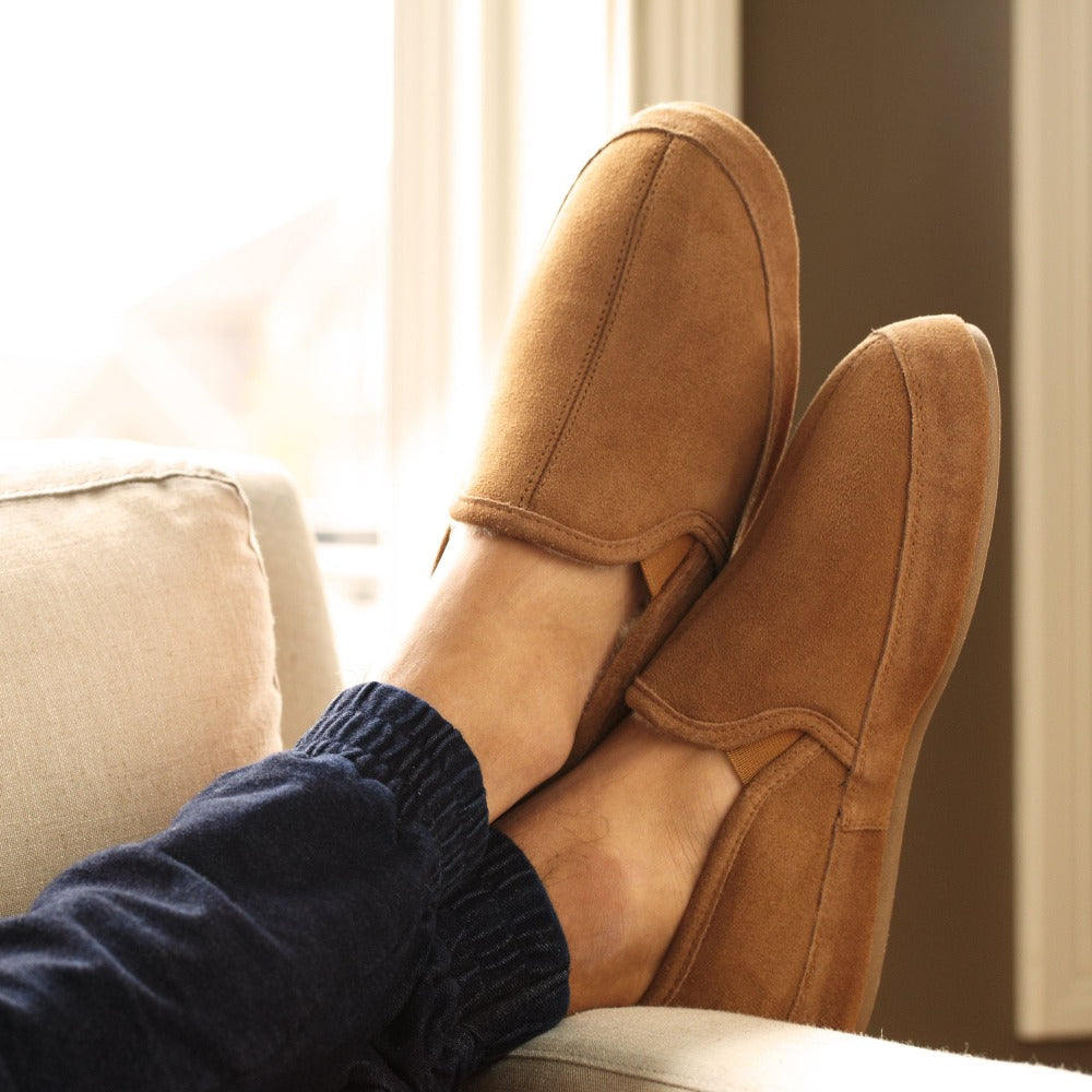 Männer Shearling Loafer Slipper