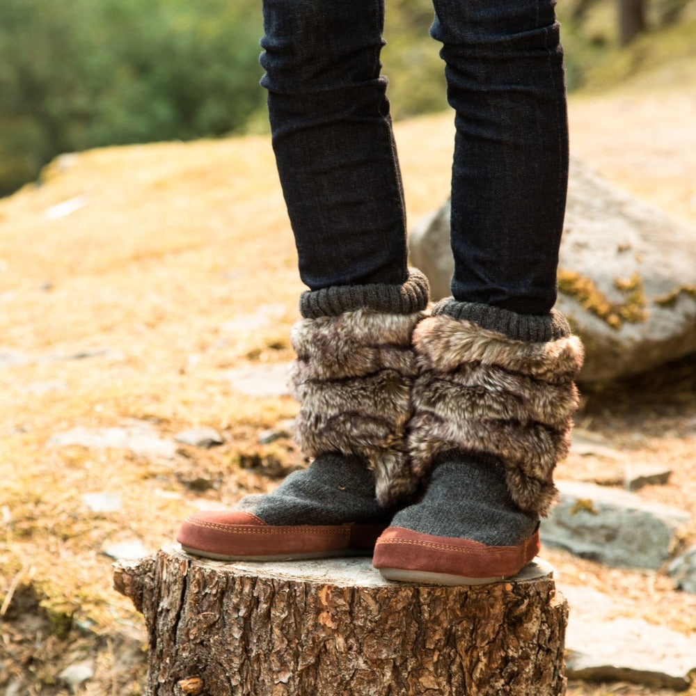 Slouch Boot Slipper für Frauen