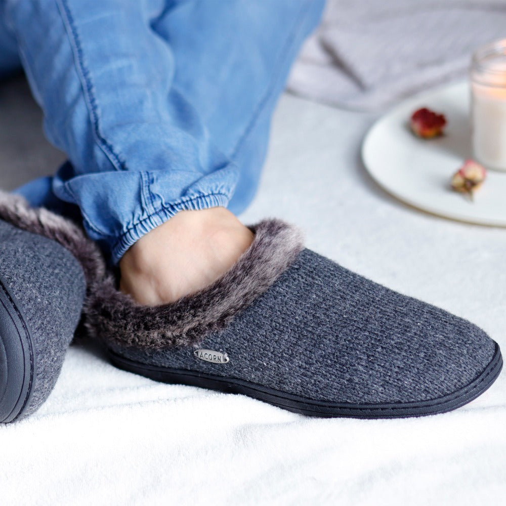 Frauen Faux Fur Chinchilla Clog