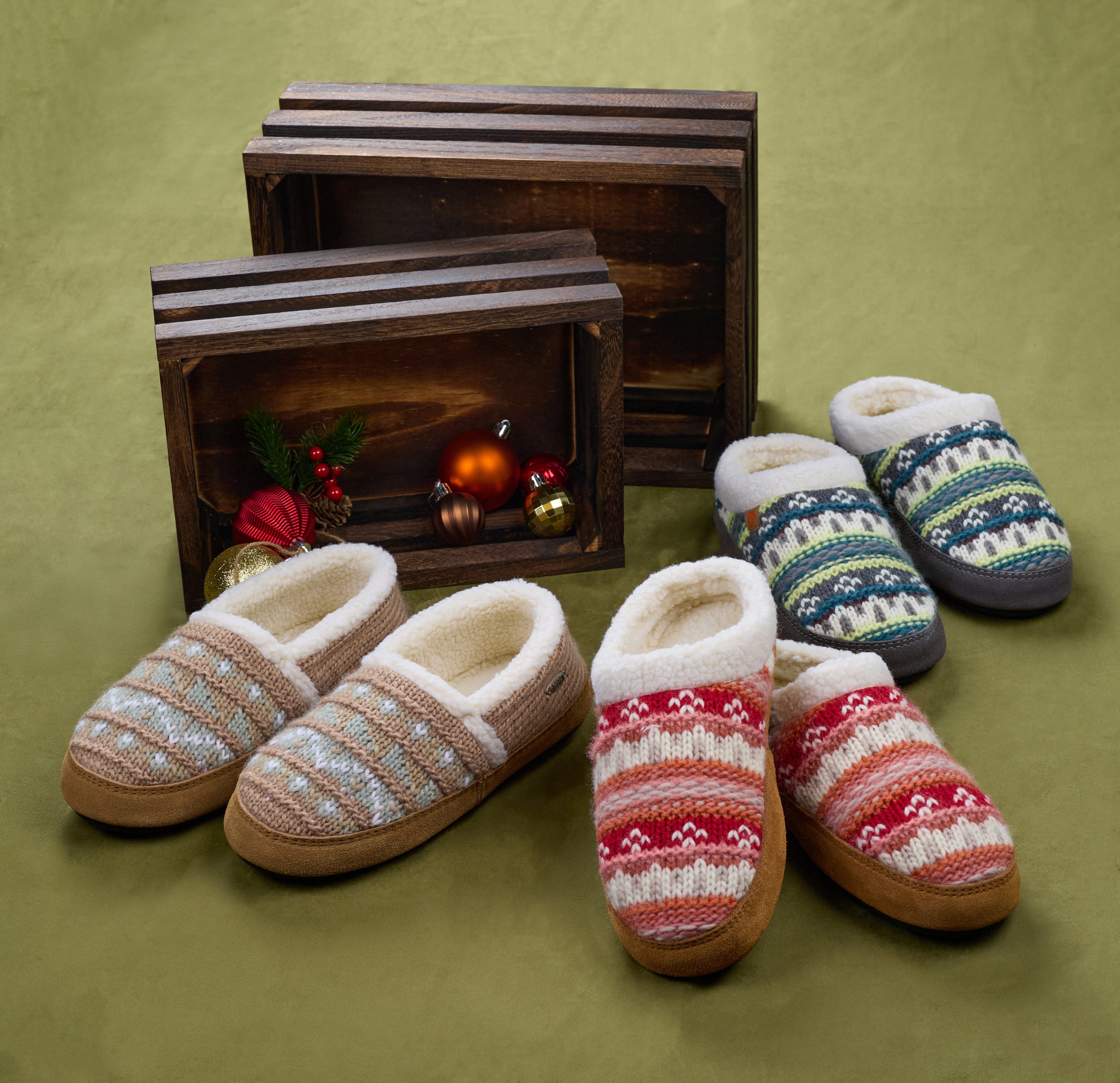 Frauen-Fairisle Knit Clog Slipper