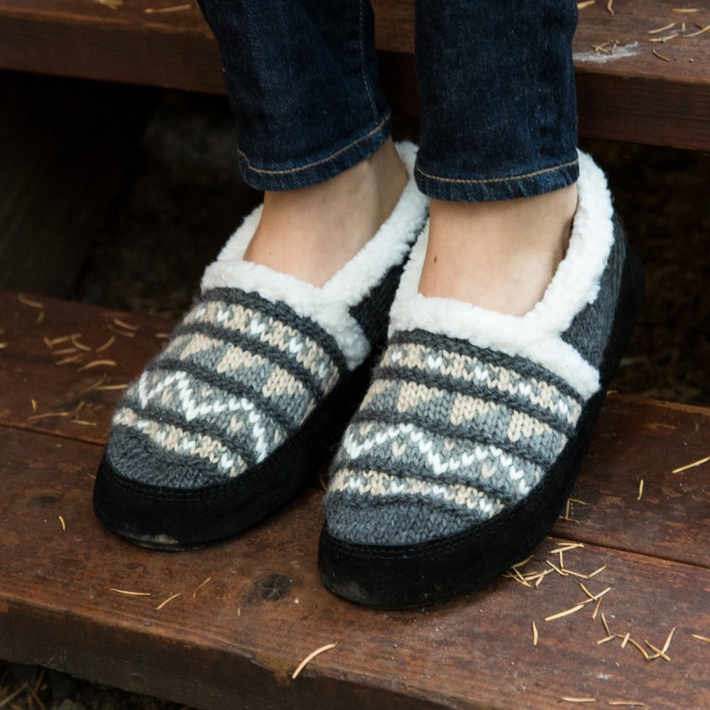 Nordische Frauen inspiriert Moccasin Slipper