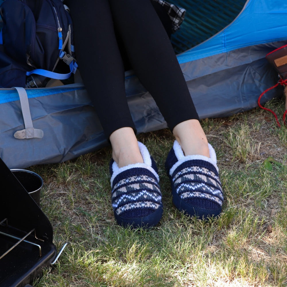Nordische Frauen inspiriert Moccasin Slipper