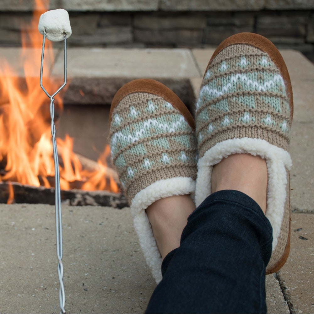 Nordische Frauen inspiriert Moccasin Slipper