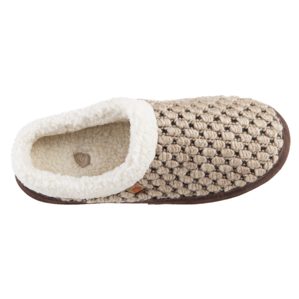 Chunky Knit Clog Slipper für Frauen