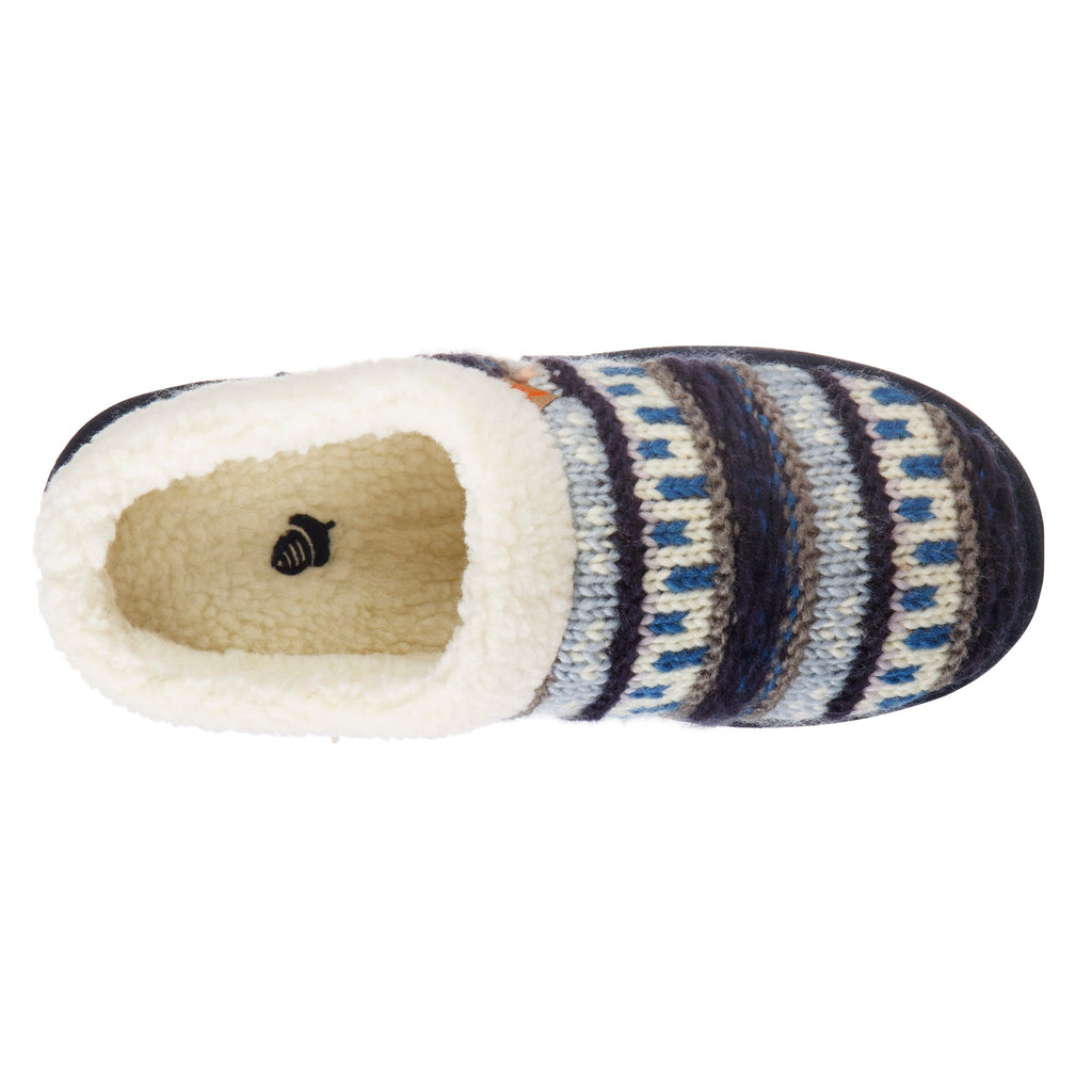 Frauen-Fairisle Knit Clog Slipper