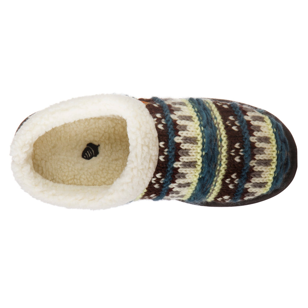 Frauen-Fairisle Knit Clog Slipper