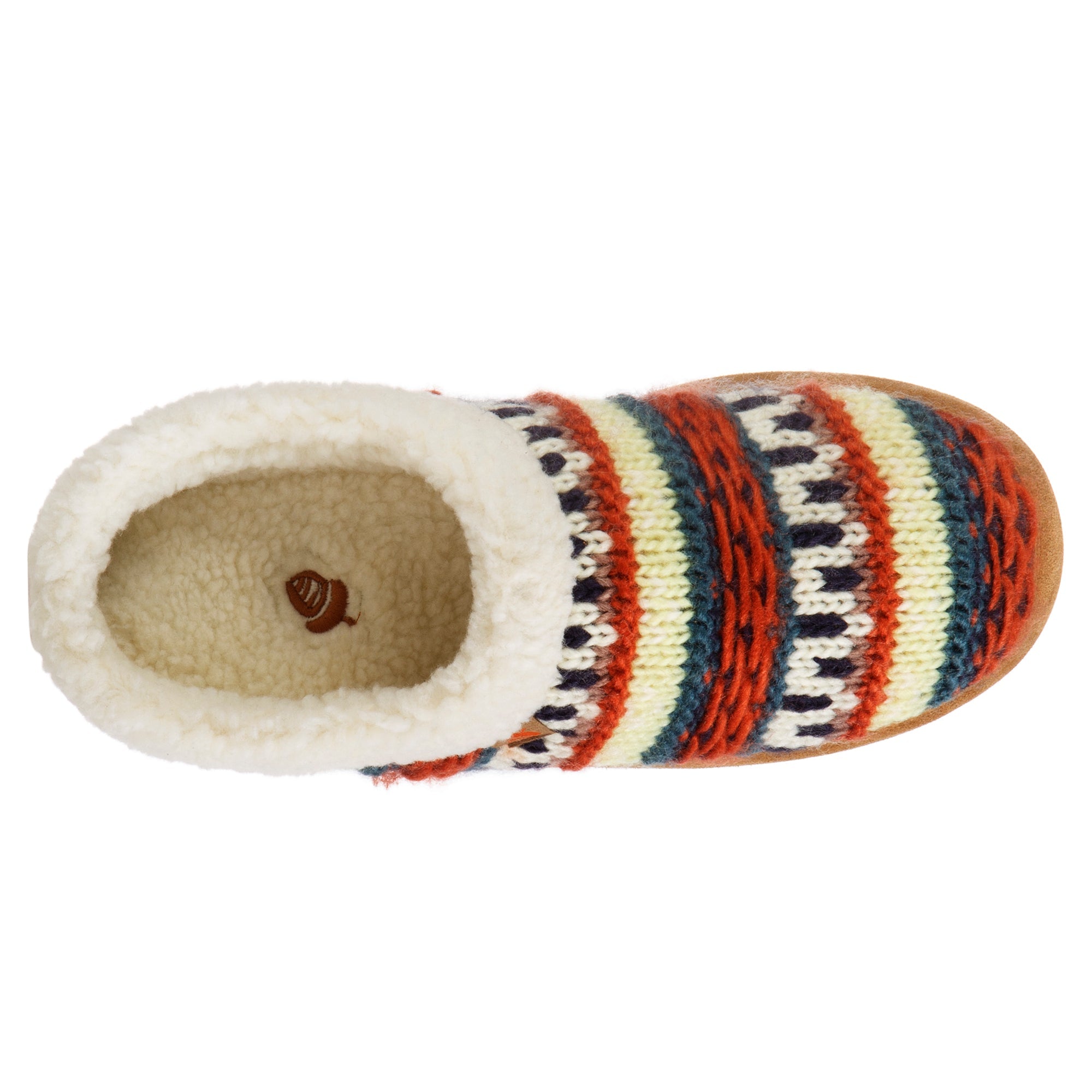 Frauen-Fairisle Knit Clog Slipper