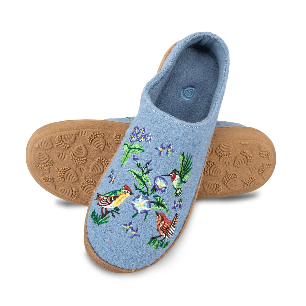 Frauen bestickt gekocht Wolle Clog