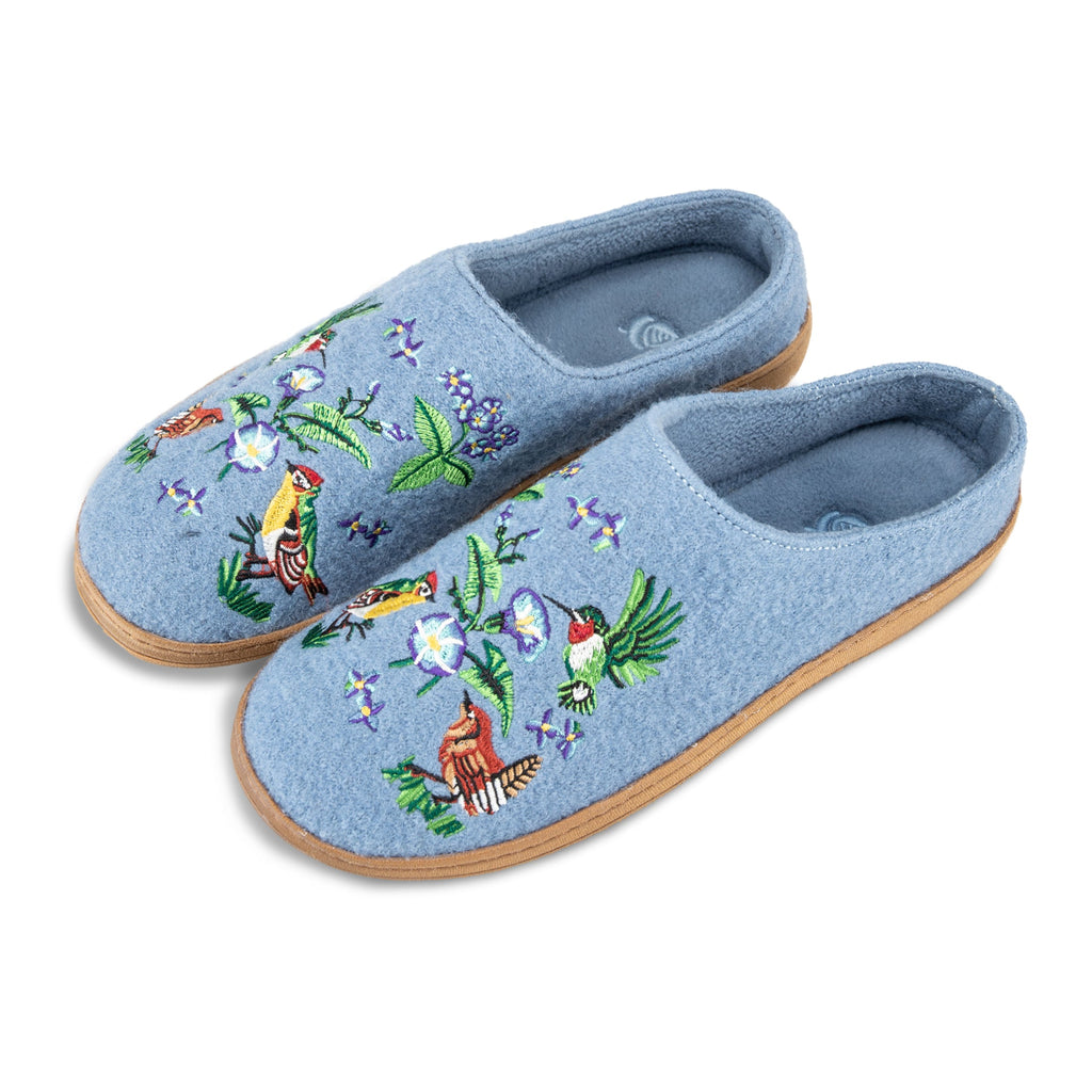 Frauen bestickt gekocht Wolle Clog