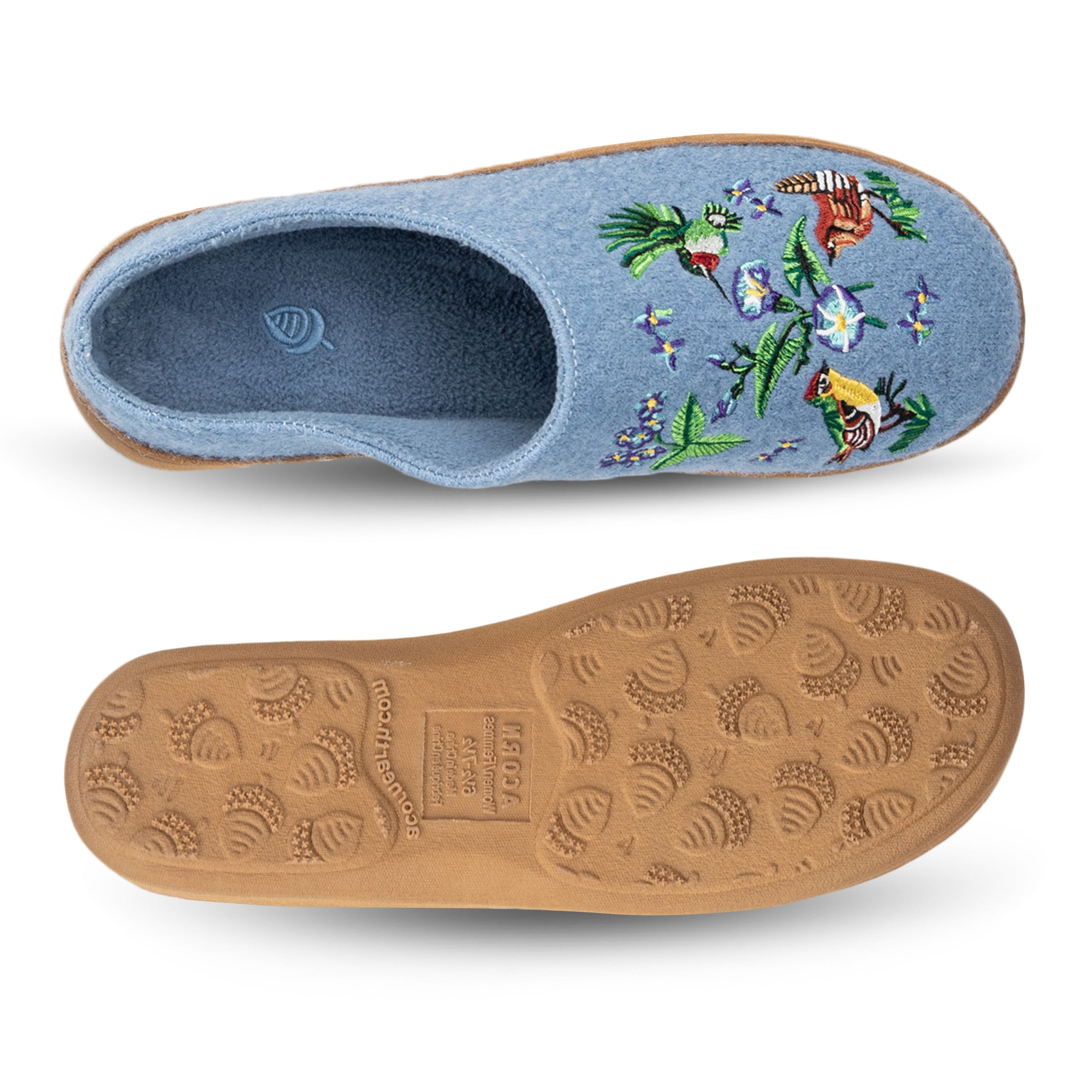 Frauen bestickt gekocht Wolle Clog