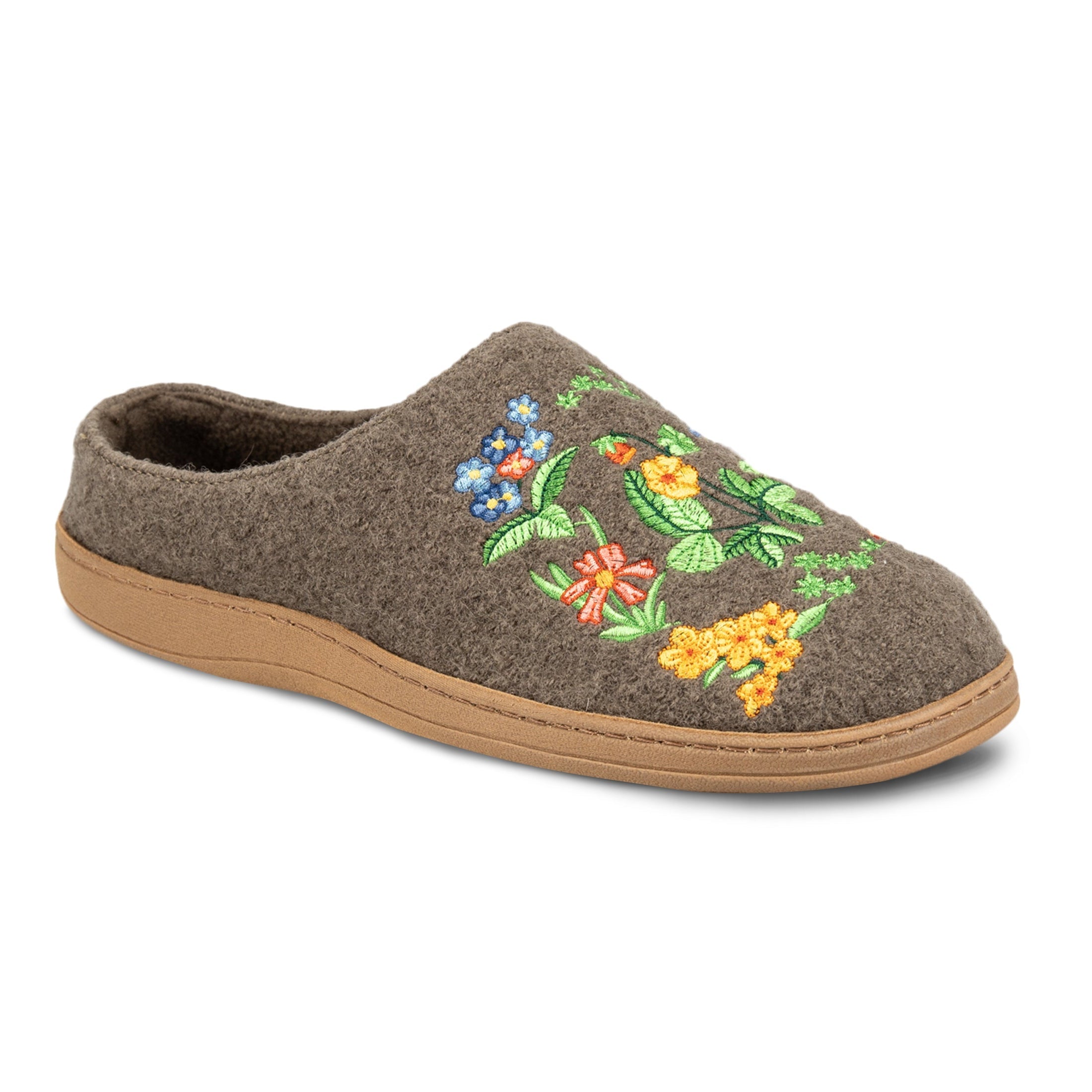 Frauen bestickt gekocht Wolle Clog