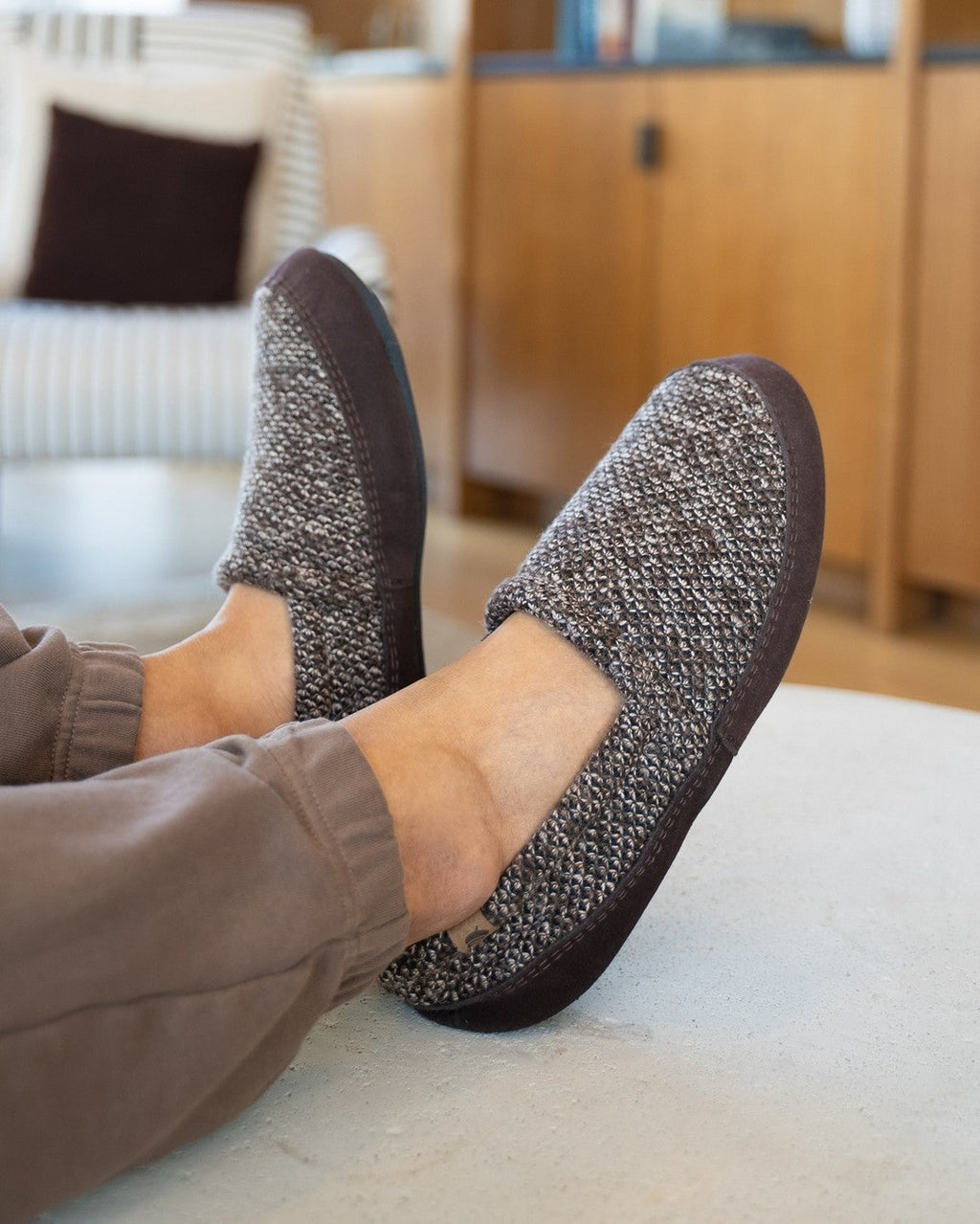 Männer klassische Mokassin Slipper