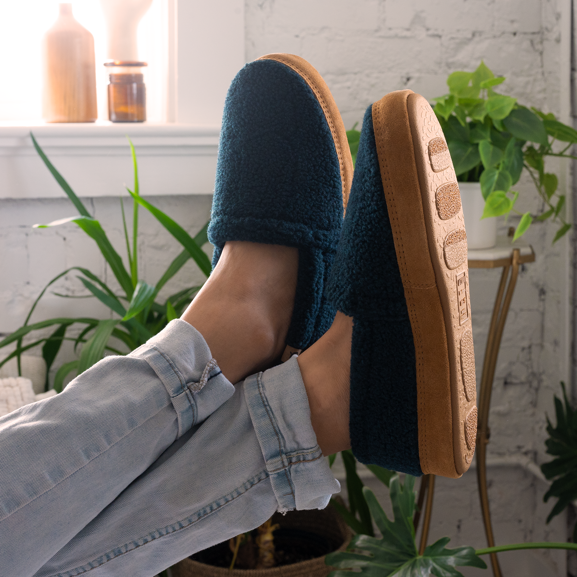 Männer klassische Mokassin Slipper