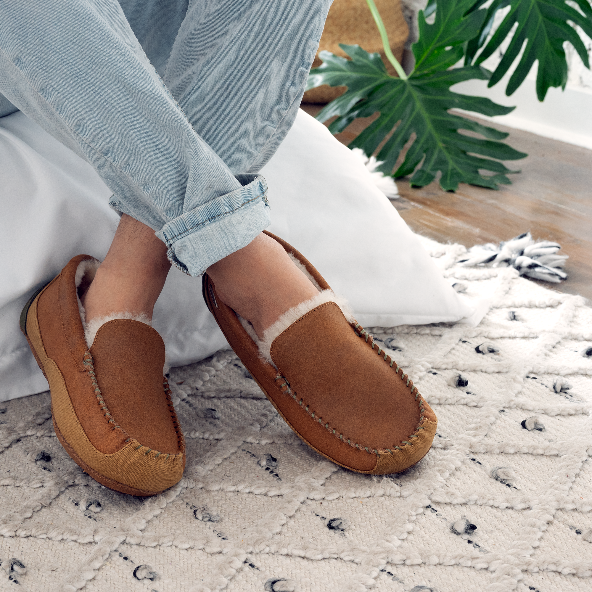 Hamilton Suede fährt Mokassin