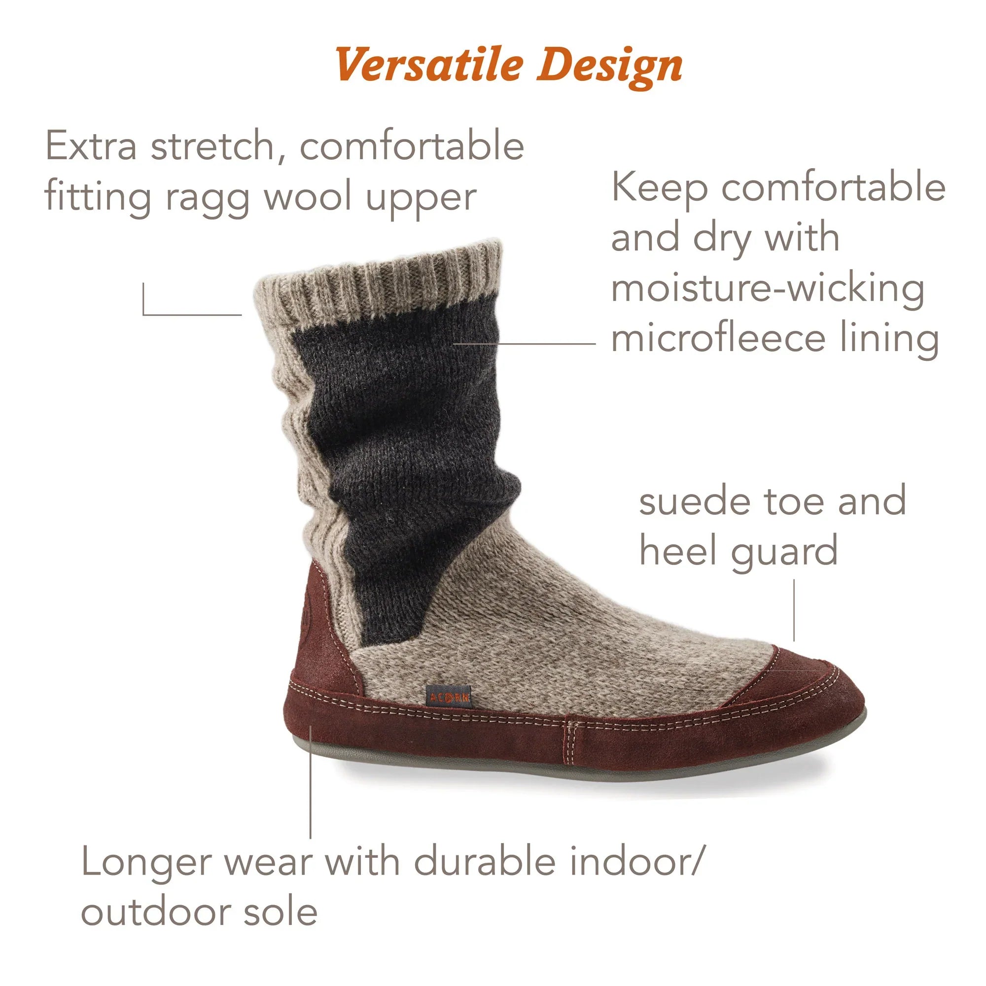 Slouch Boot Slipper für Frauen
