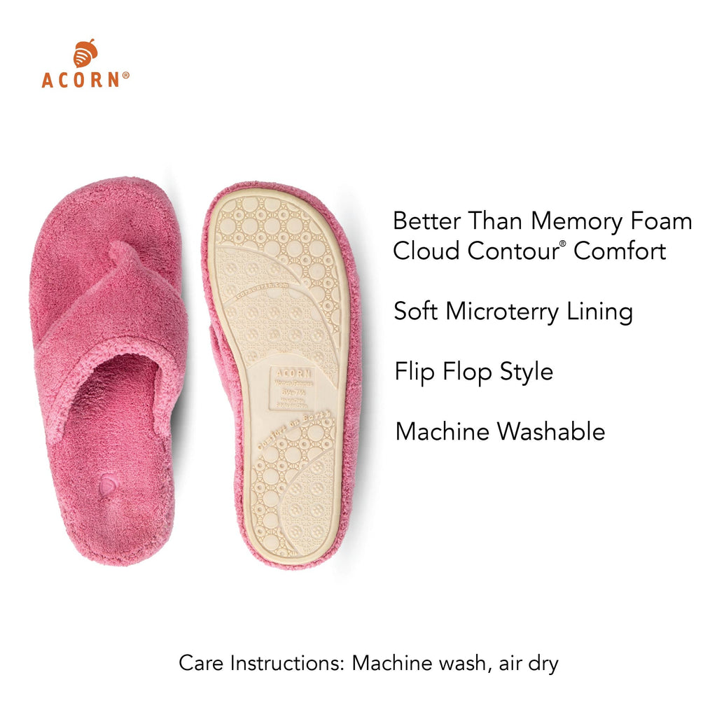 Damen Spa Flip Flop Slippers