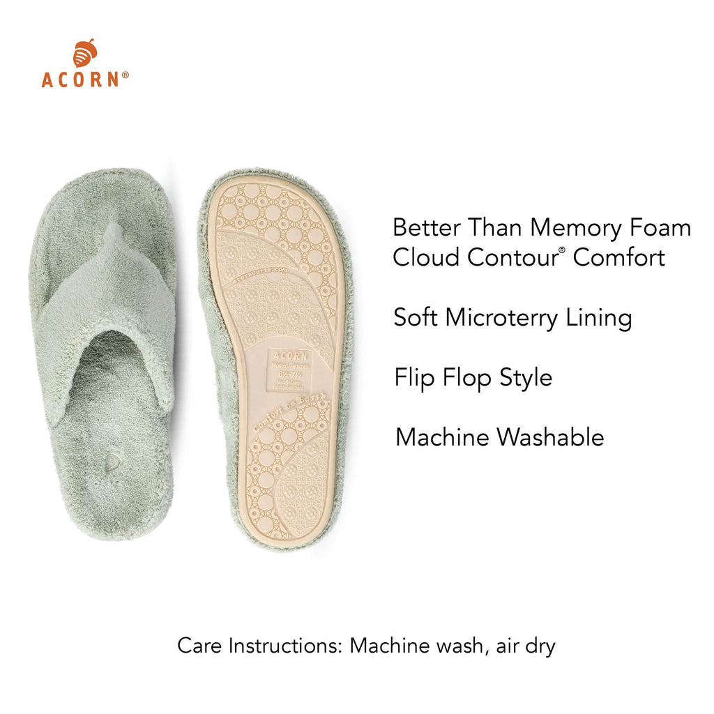 Damen Spa Flip Flop Slippers