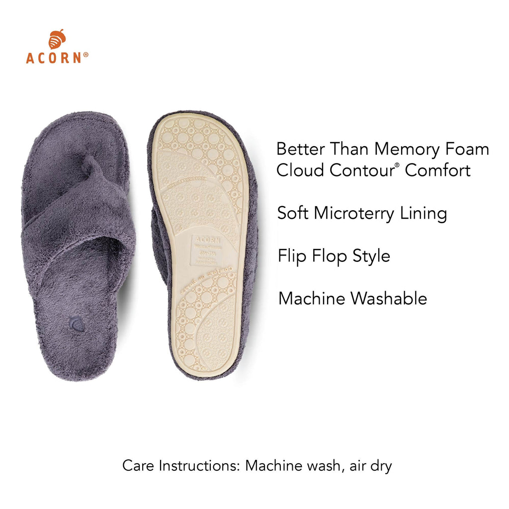 Damen Spa Flip Flop Slippers