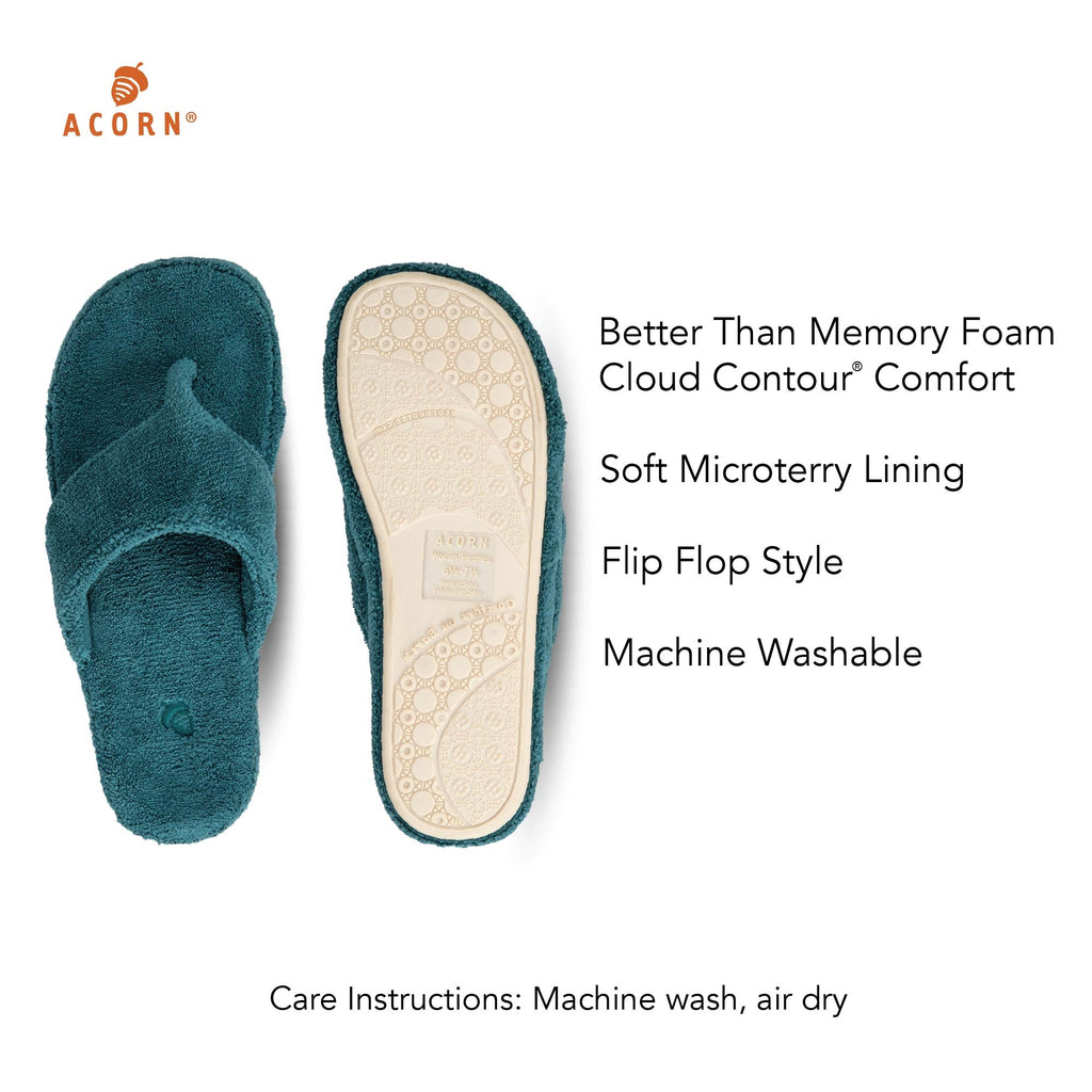Damen Spa Flip Flop Slippers