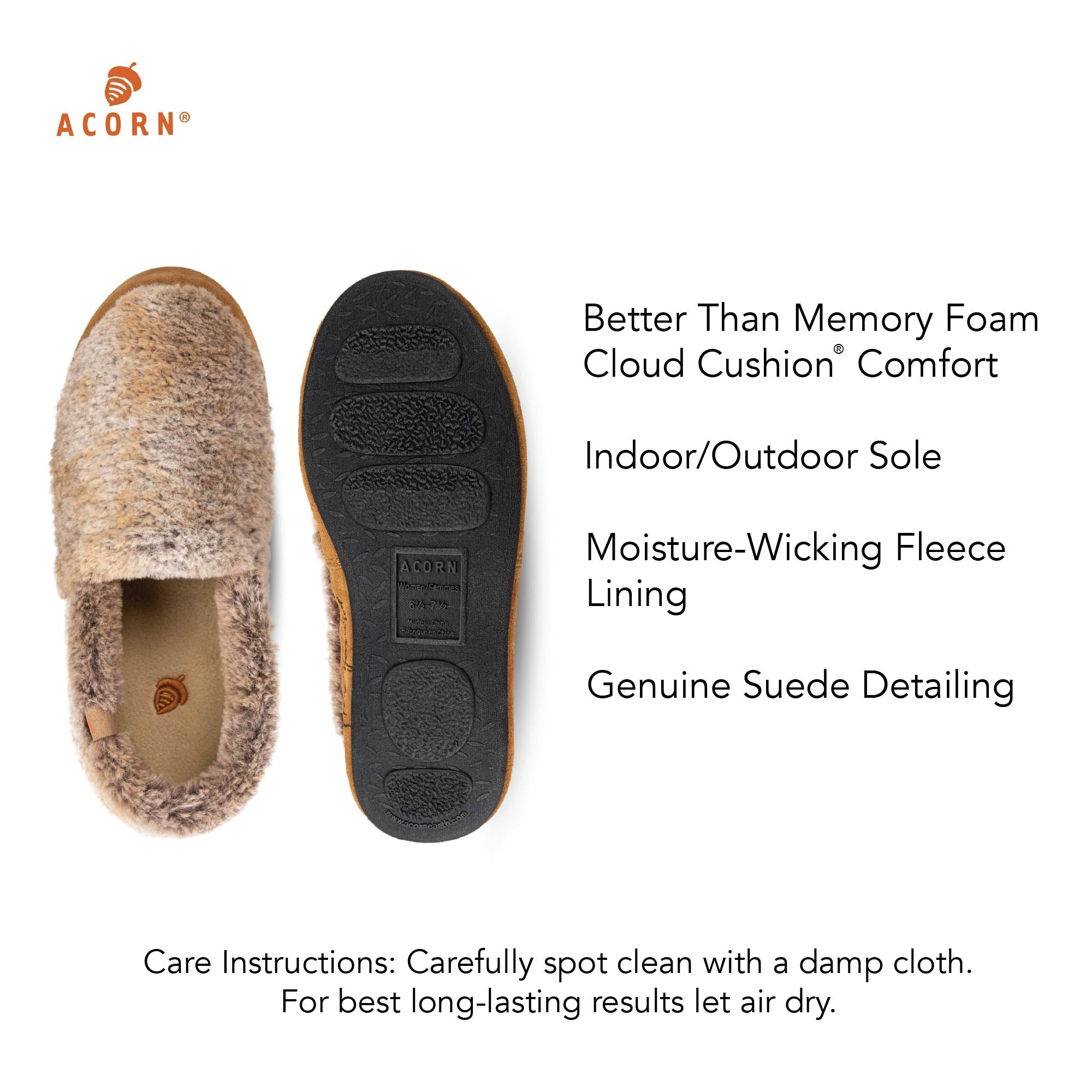 Damen klassische Mokassin Slipper