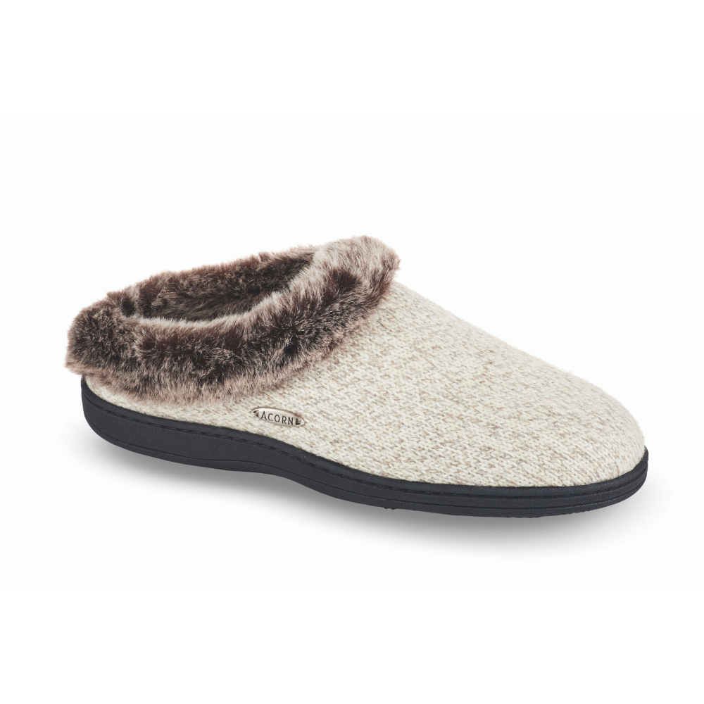 Frauen Faux Fur Chinchilla Clog