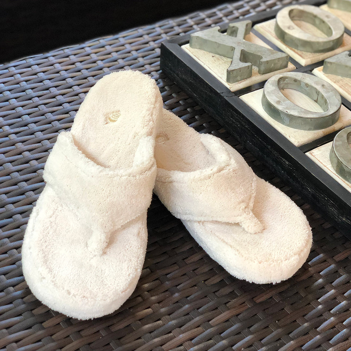 Damen Spa Flip Flop Slippers